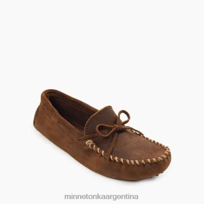 calzado gorguera marrón hombres conductor clasico Minnetonka R6DN353