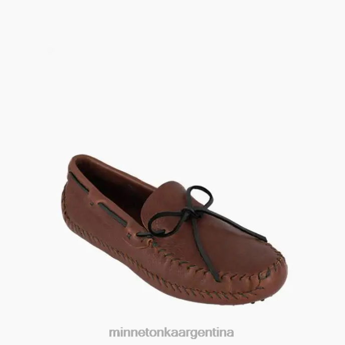 calzado marrón/negro hombres p.w. moc de conducción Minnetonka R6DN375