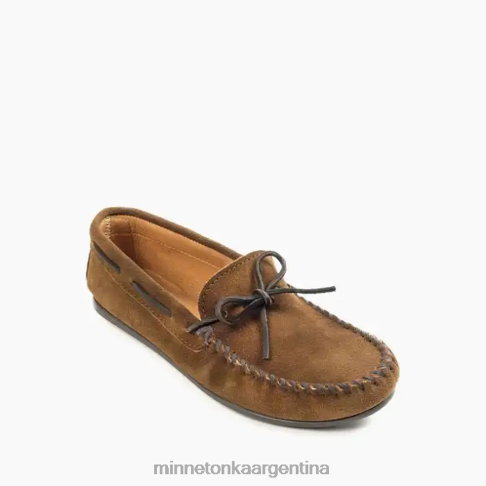 calzado marrón polvoriento hombres moc clasico Minnetonka R6DN329