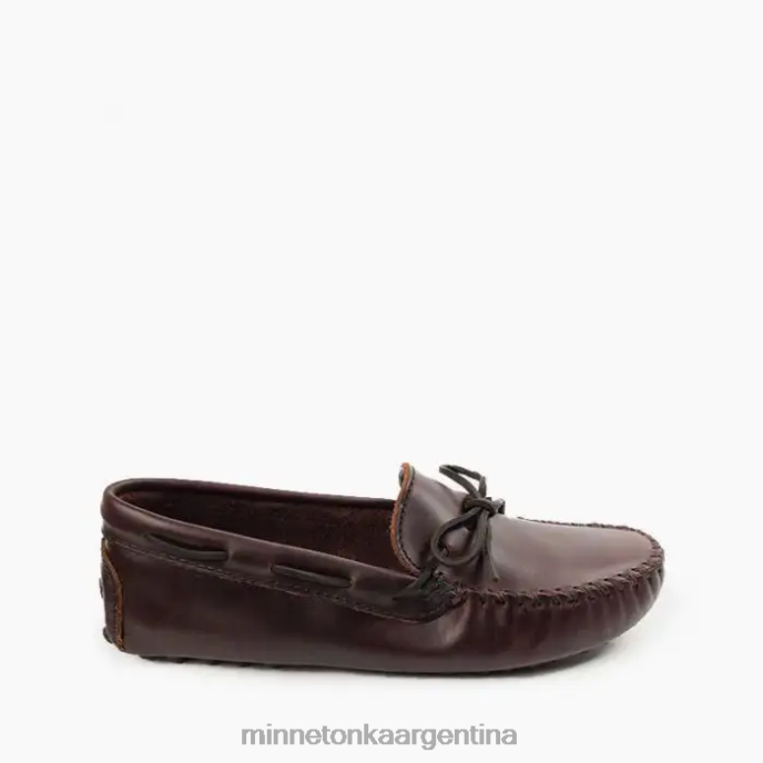 calzado marron oscuro hombres conductor clasico Minnetonka R6DN354