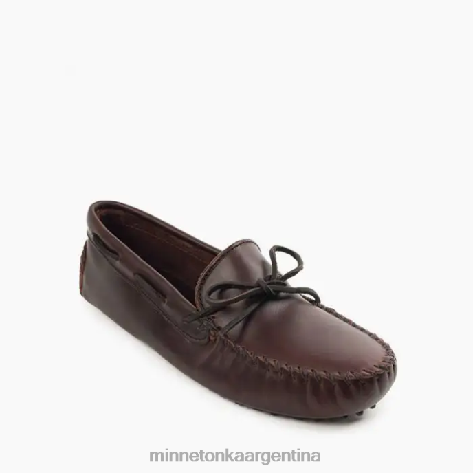 calzado marron oscuro hombres conductor clasico Minnetonka R6DN354