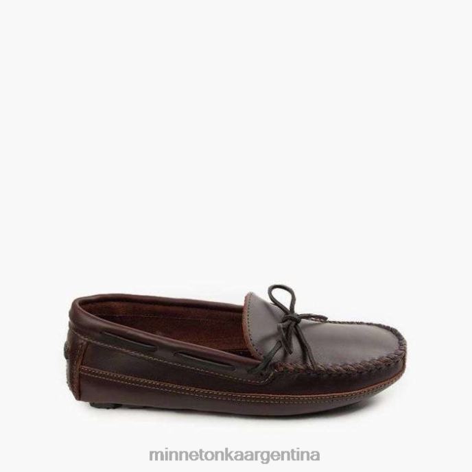 calzado marron oscuro hombres conductor esencial Minnetonka R6DN346