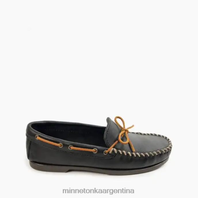 calzado negro hombres campamento moc Minnetonka R6DN331