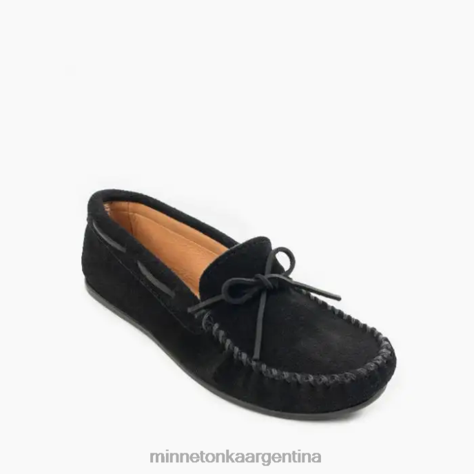 calzado negro hombres moc clasico Minnetonka R6DN328