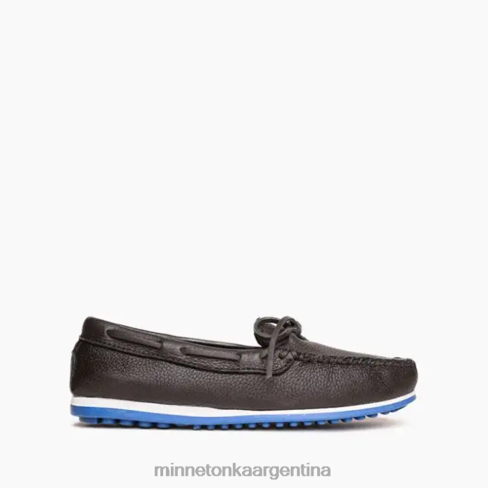 calzado negro hombres piel de alce plus Minnetonka R6DN347