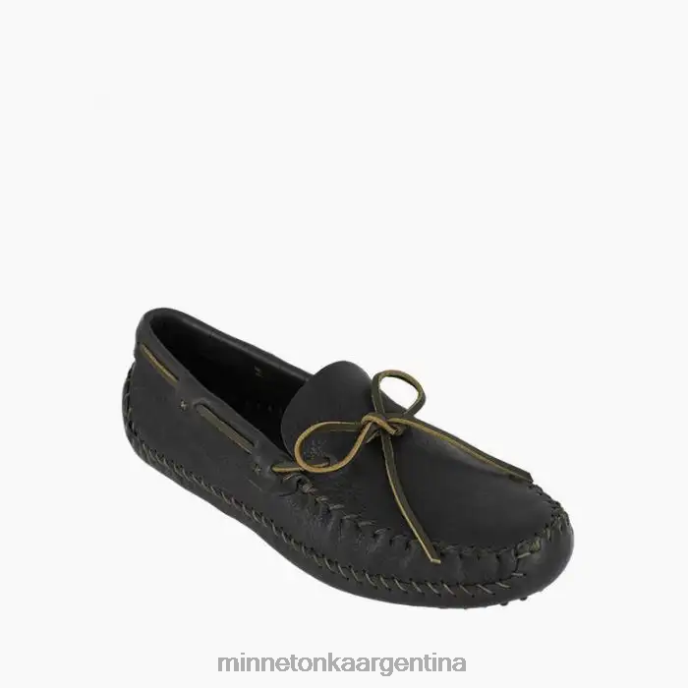 calzado oliva negro hombres p.w. moc de conducción Minnetonka R6DN380