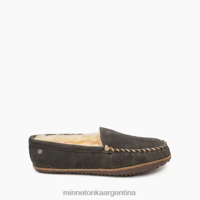 calzado carbón hombres tobie de piel de oveja Minnetonka R6DN371