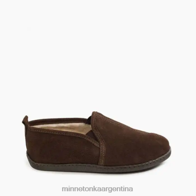 calzado chocolate hombres Romeo Minnetonka R6DN422