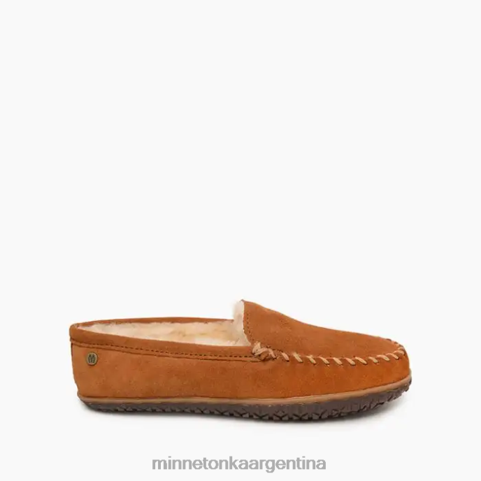 calzado marrón hombres tobie de piel de oveja Minnetonka R6DN370