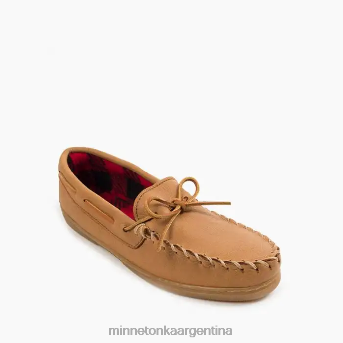 calzado natural hombres mocasín de lana de alce Minnetonka R6DN438