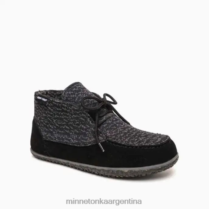 calzado negro hombres torrey Minnetonka R6DN425