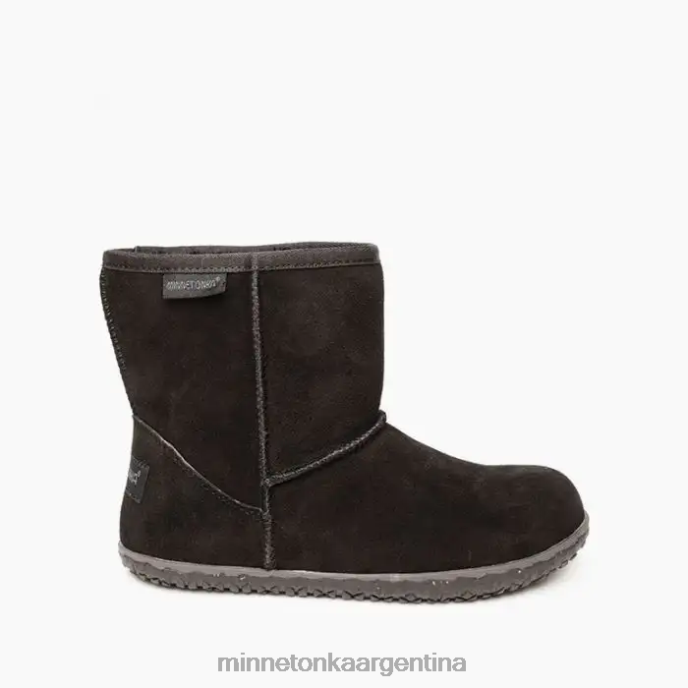 calzado negro mujer bota trasera Minnetonka R6DN53