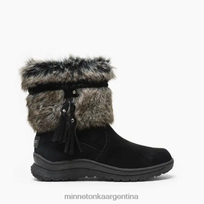 calzado negro mujer everette Minnetonka R6DN39