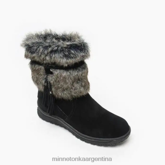 calzado negro mujer everette Minnetonka R6DN39