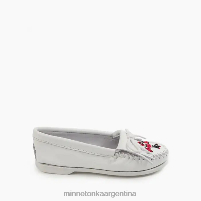 calzado blanco mujer moc barco Thunderbird Minnetonka R6DN103