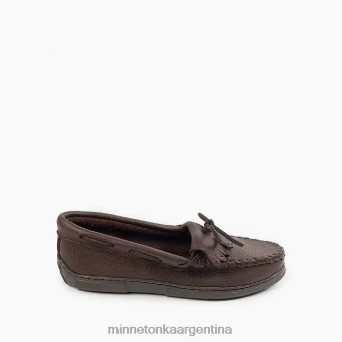 calzado chocolate mujer kilty de piel de alce Minnetonka R6DN113