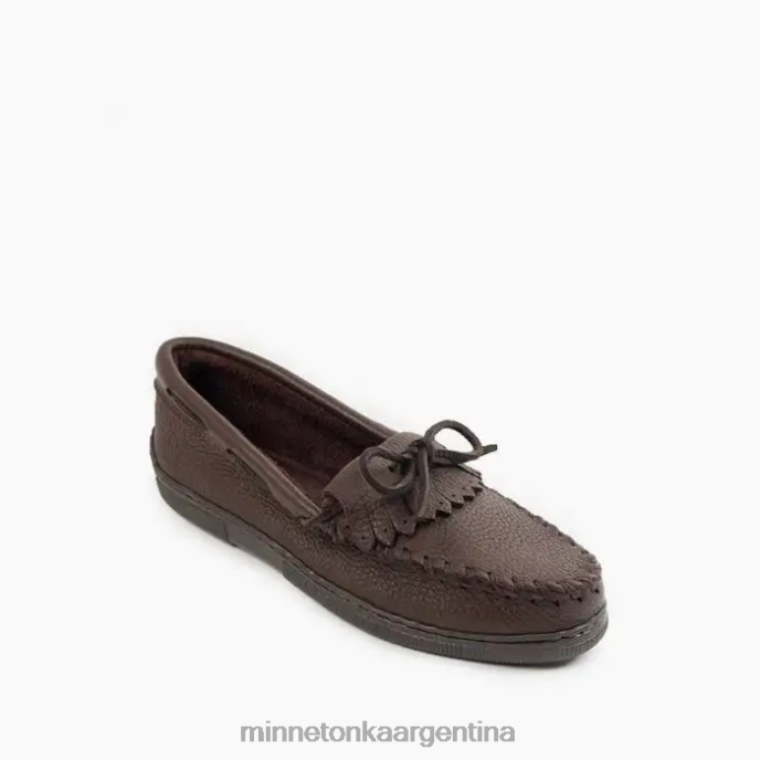 calzado chocolate mujer kilty de piel de alce Minnetonka R6DN113