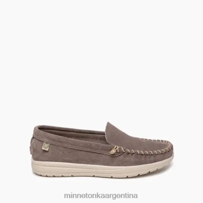 calzado gris mujer descubre lo clásico Minnetonka R6DN69
