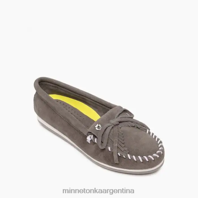 calzado gris mujer kilty más Minnetonka R6DN59