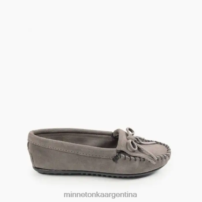 calzado gris mujer suela dura kilty Minnetonka R6DN76