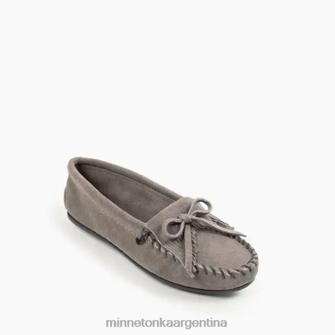 calzado gris mujer suela dura kilty Minnetonka R6DN76