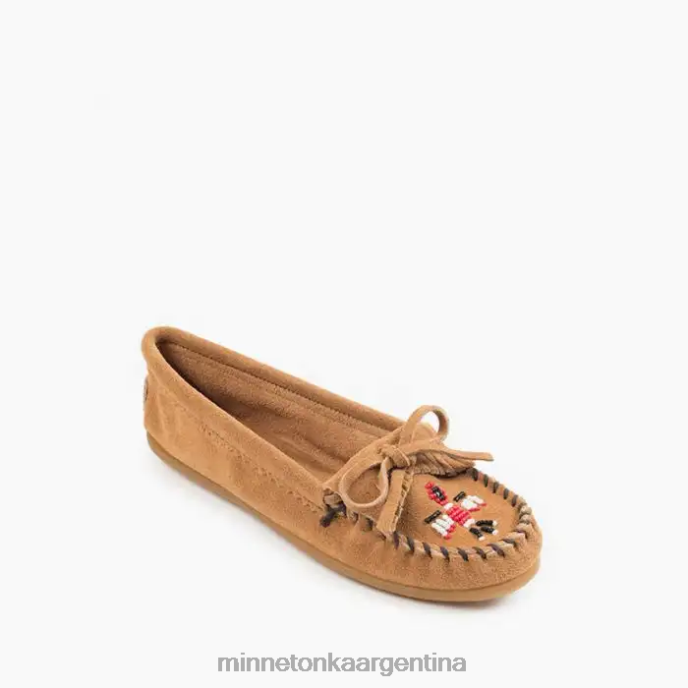 calzado gris pardo mujer moc trueno Minnetonka R6DN89