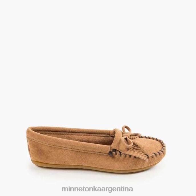 calzado gris pardo mujer suela dura kilty Minnetonka R6DN83
