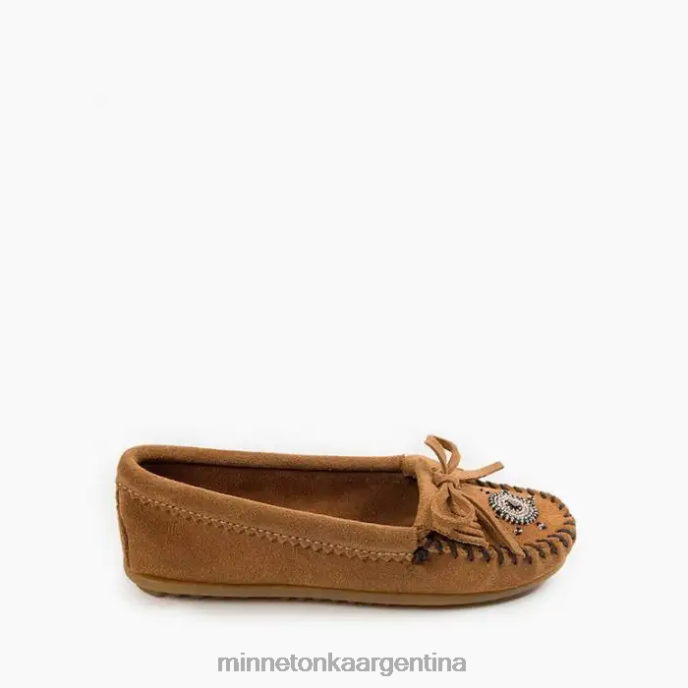 calzado gris pardo mujer yo a nosotros moc Minnetonka R6DN144