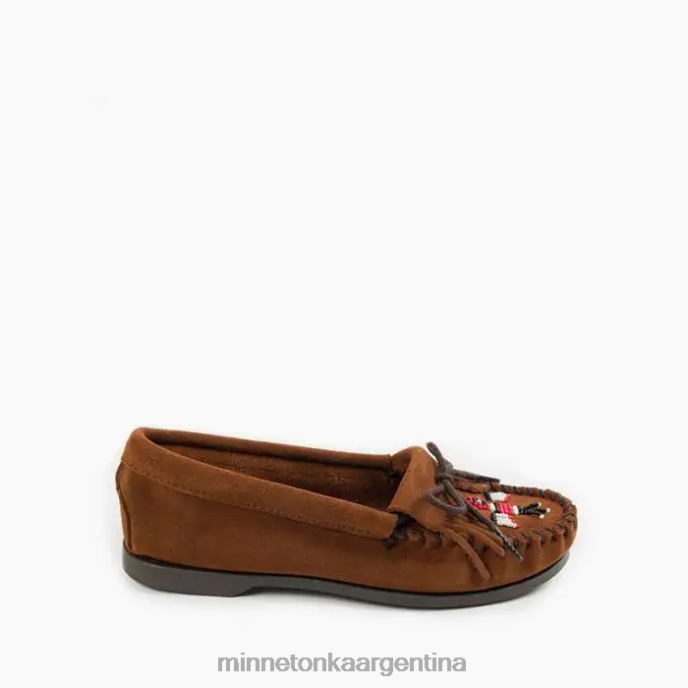 calzado marrón mujer moc barco Thunderbird Minnetonka R6DN99