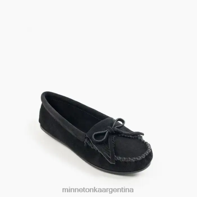 calzado negro mujer suela dura kilty Minnetonka R6DN72