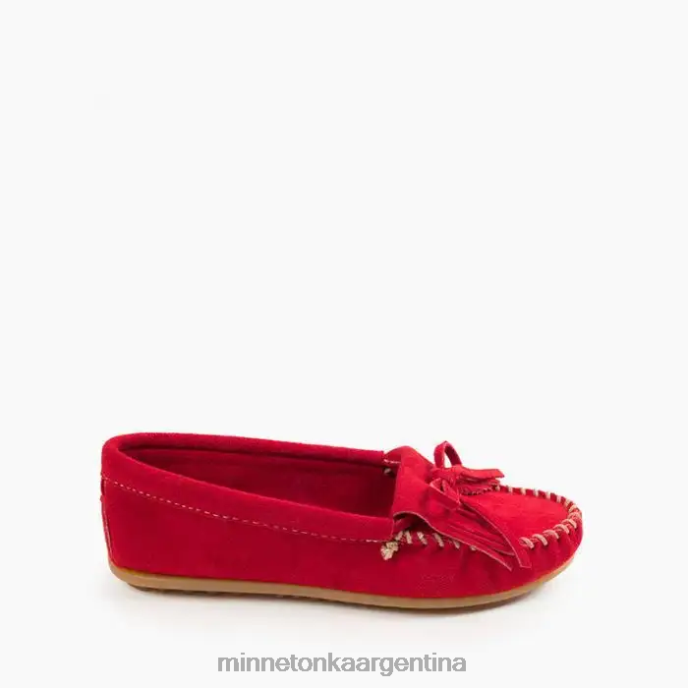 calzado rojo mujer suela dura kilty Minnetonka R6DN80