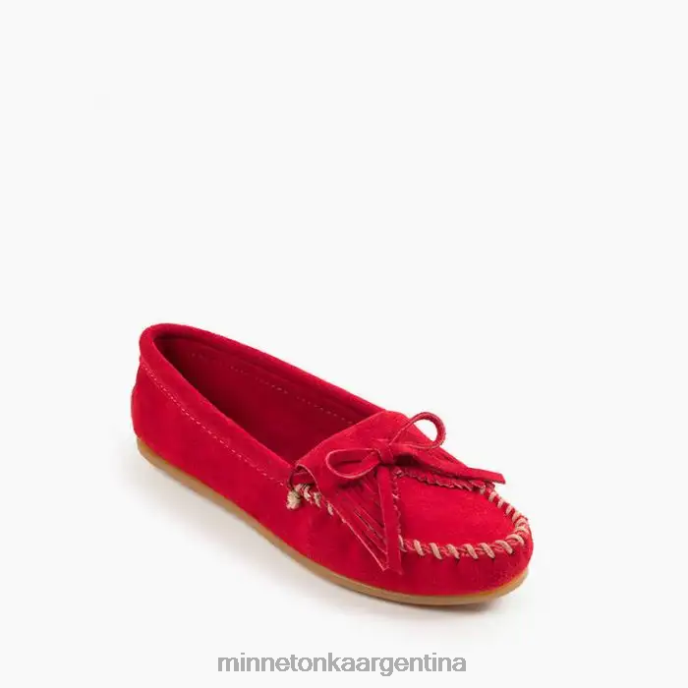 calzado rojo mujer suela dura kilty Minnetonka R6DN80