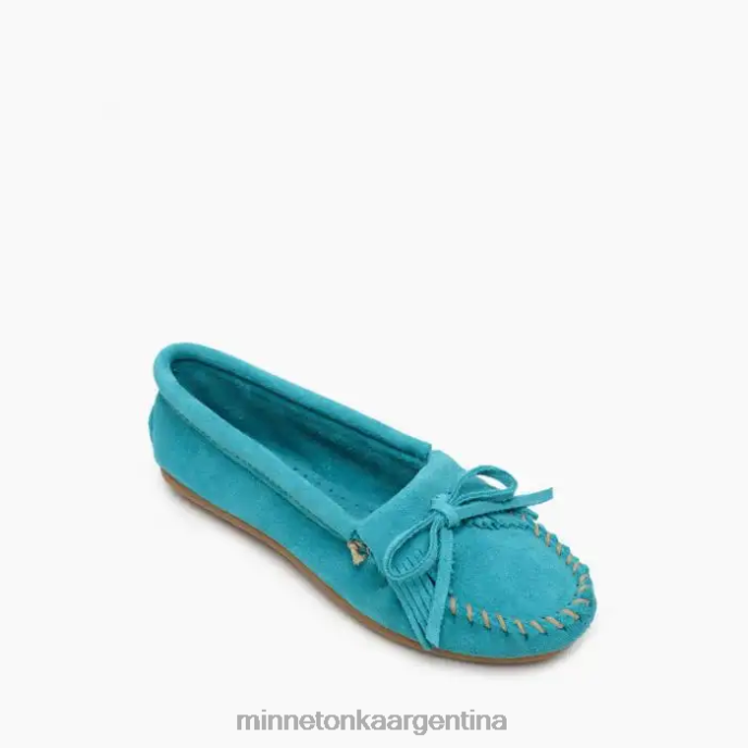 calzado turquesa mujer suela dura kilty Minnetonka R6DN84