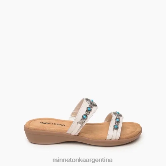 calzado blanco mujer Brenn Minnetonka R6DN198