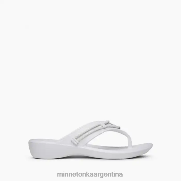 calzado blanco mujer Prisma de Silverthorne Minnetonka R6DN195