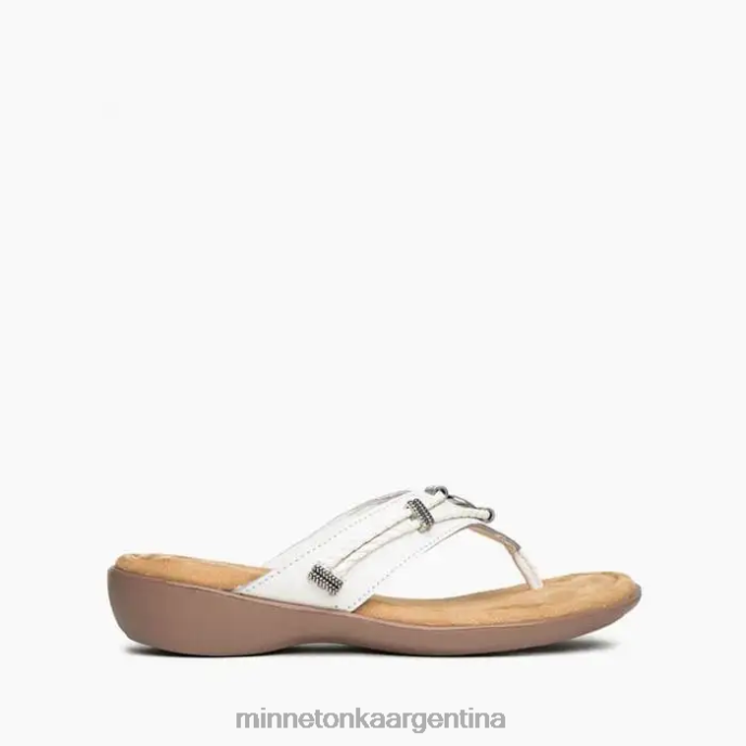 calzado blanco mujer plata 360 Minnetonka R6DN163