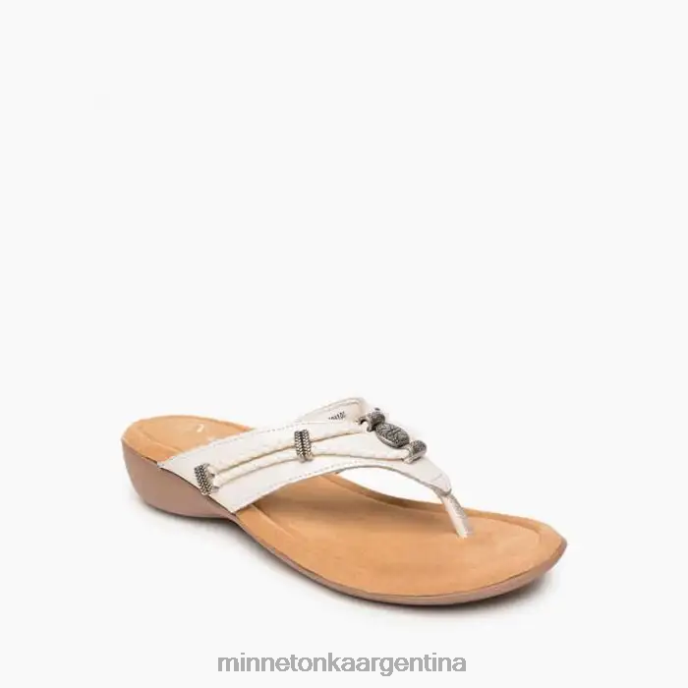 calzado blanco mujer plata 360 Minnetonka R6DN163