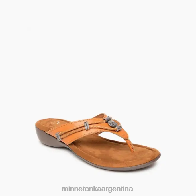 calzado coñac mujer plata 360 Minnetonka R6DN154