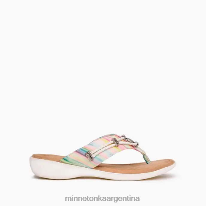 calzado onda tropical mujer plata 360 Minnetonka R6DN161