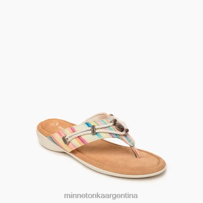 calzado onda tropical mujer plata 360 Minnetonka R6DN161