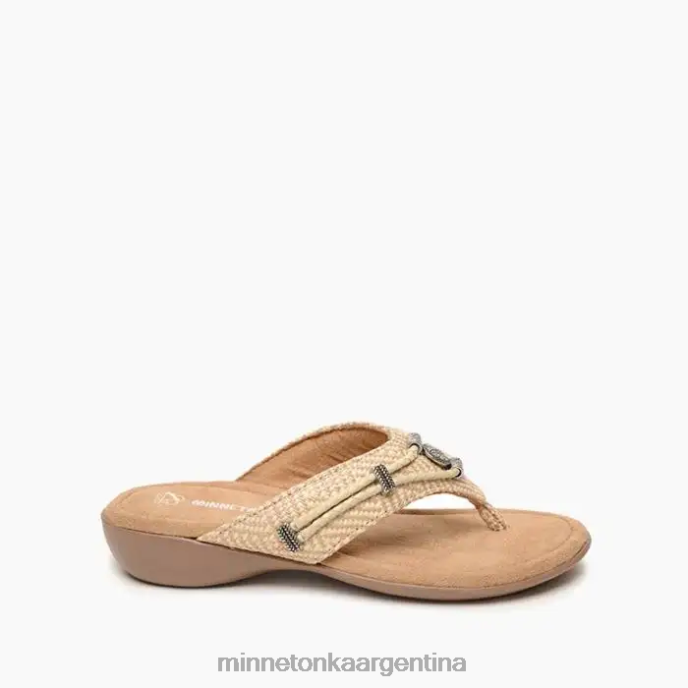calzado tejido de cesta natural mujer plata 360 Minnetonka R6DN158