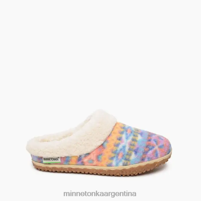 calzado atardecer naranja mujer abeto ecológico Minnetonka R6DN255