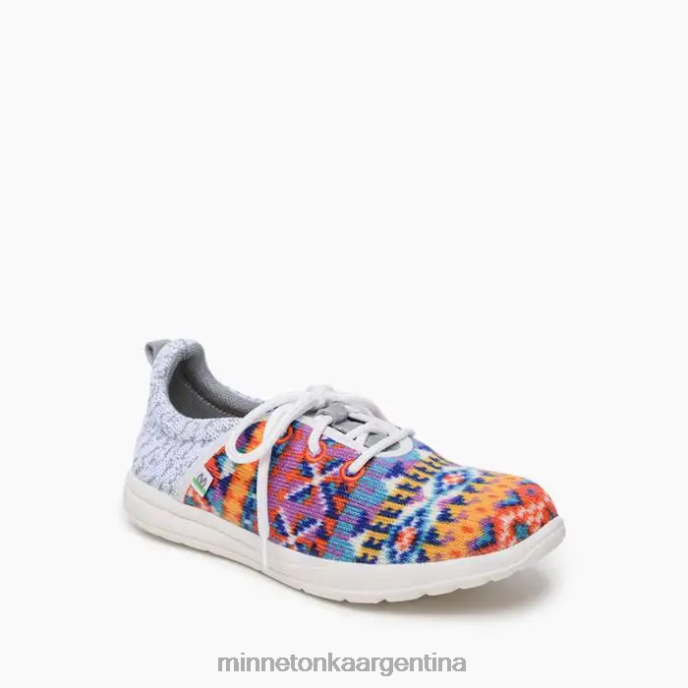 calzado atardecer naranja mujer eco de nuevo Minnetonka R6DN312