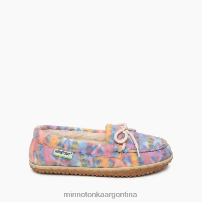 calzado atardecer naranja mujer roble ecológico Minnetonka R6DN266