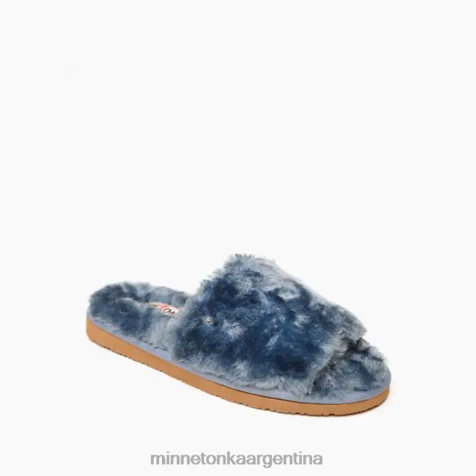 calzado azul mujer lolo Minnetonka R6DN285
