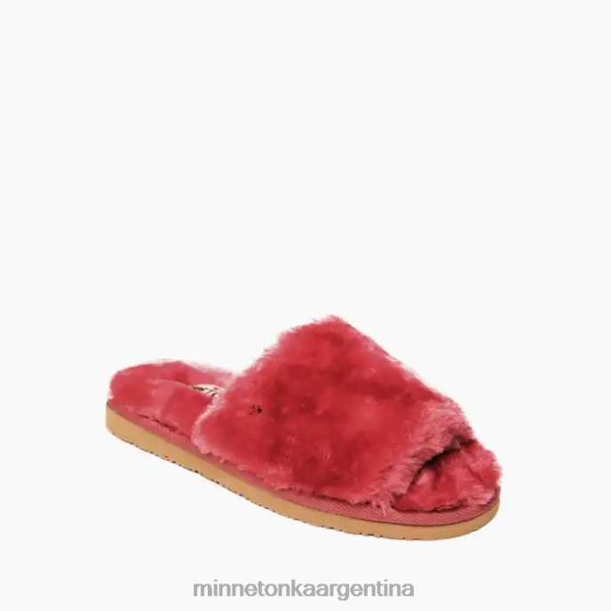 calzado baya roja mujer lolo Minnetonka R6DN284