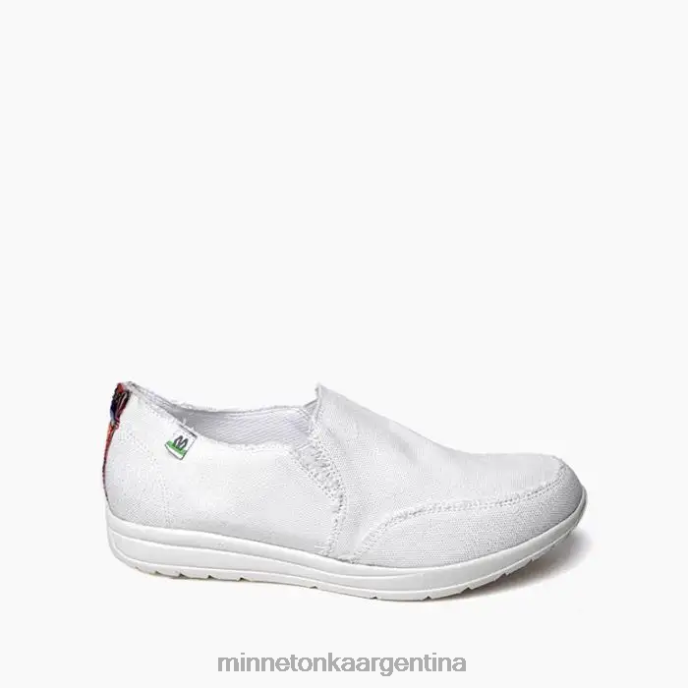 calzado blanco mujer extensión ecológica Minnetonka R6DN322