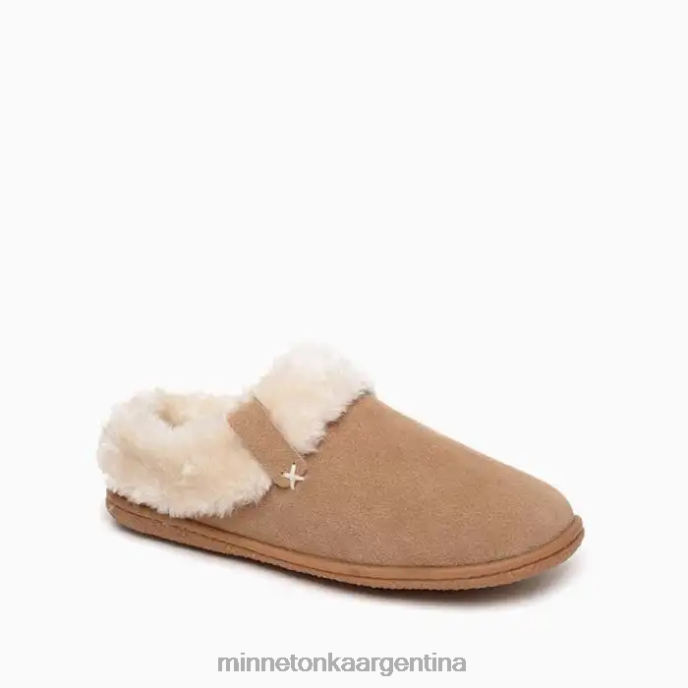calzado canela mujer desgaste del cuello del campamento Minnetonka R6DN256