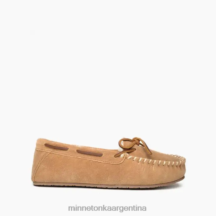 calzado canela mujer mocasín cómodo Minnetonka R6DN264