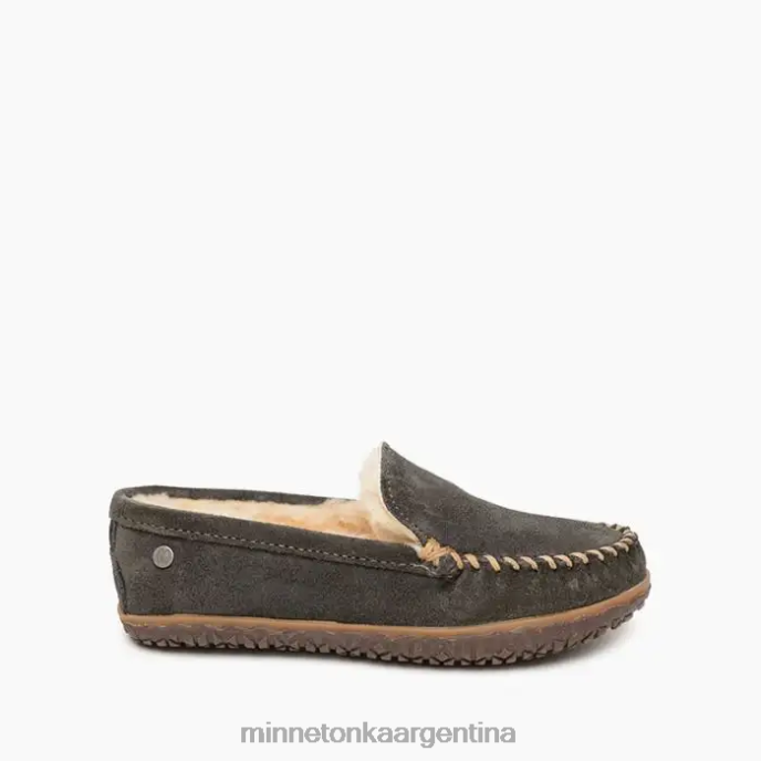 calzado carbón mujer terese de piel de oveja Minnetonka R6DN143